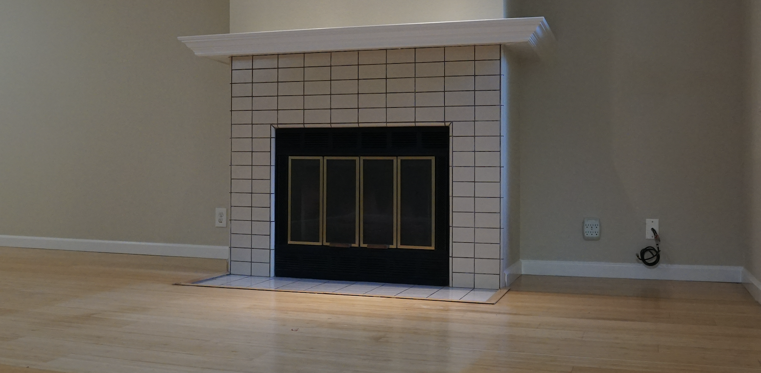 Fireplace: BEFORE