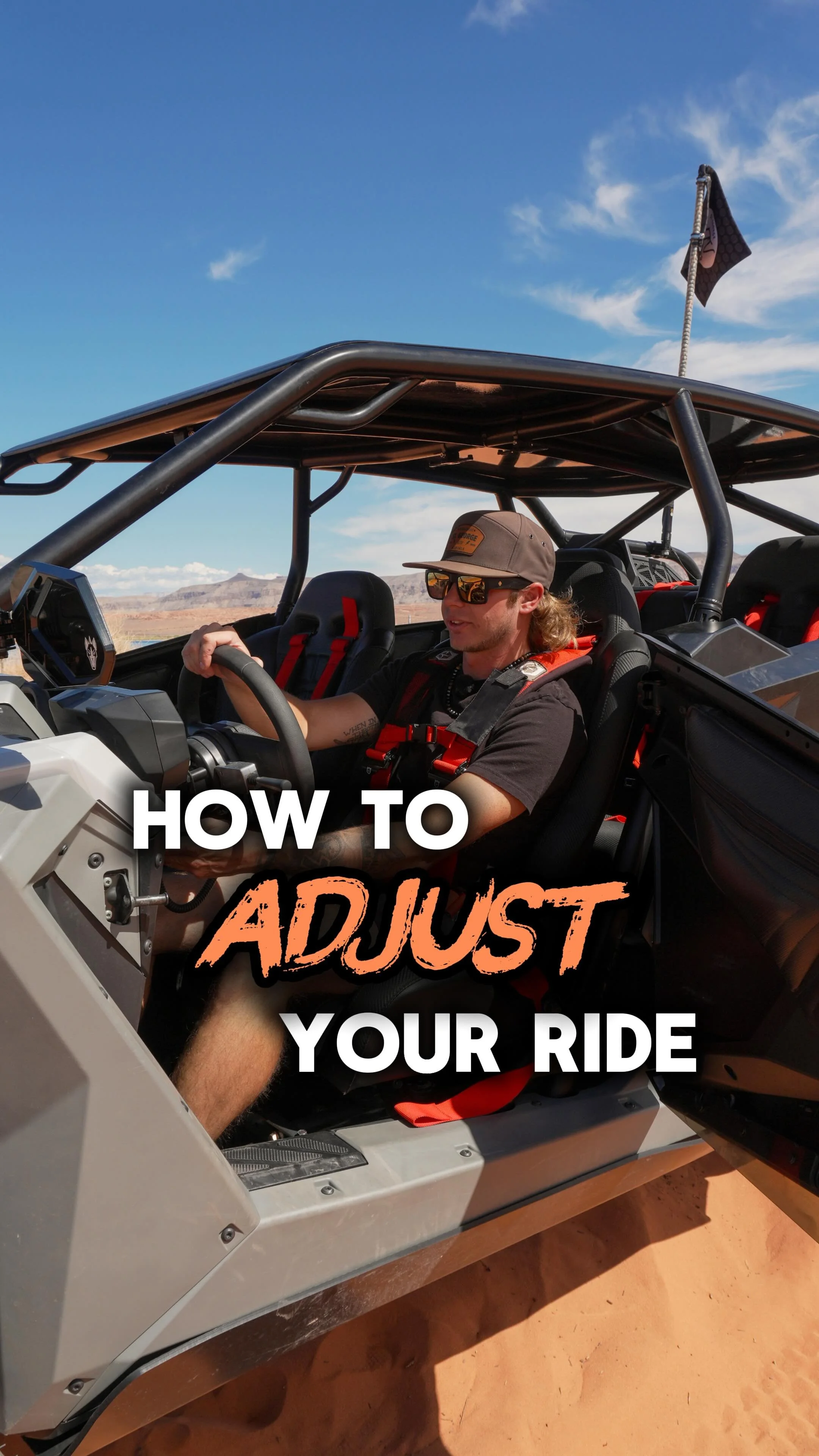 Dial it in before you send it! πͺ Adjusting your seat and steering wheel first = a smoother, safer ride! #sxshowto #ridesafe Hit that link in our bio to rent a machine today! 
#sxsrentals #hurricaneutah #southernutah #stgeorgeutah #sandhollowstatepa