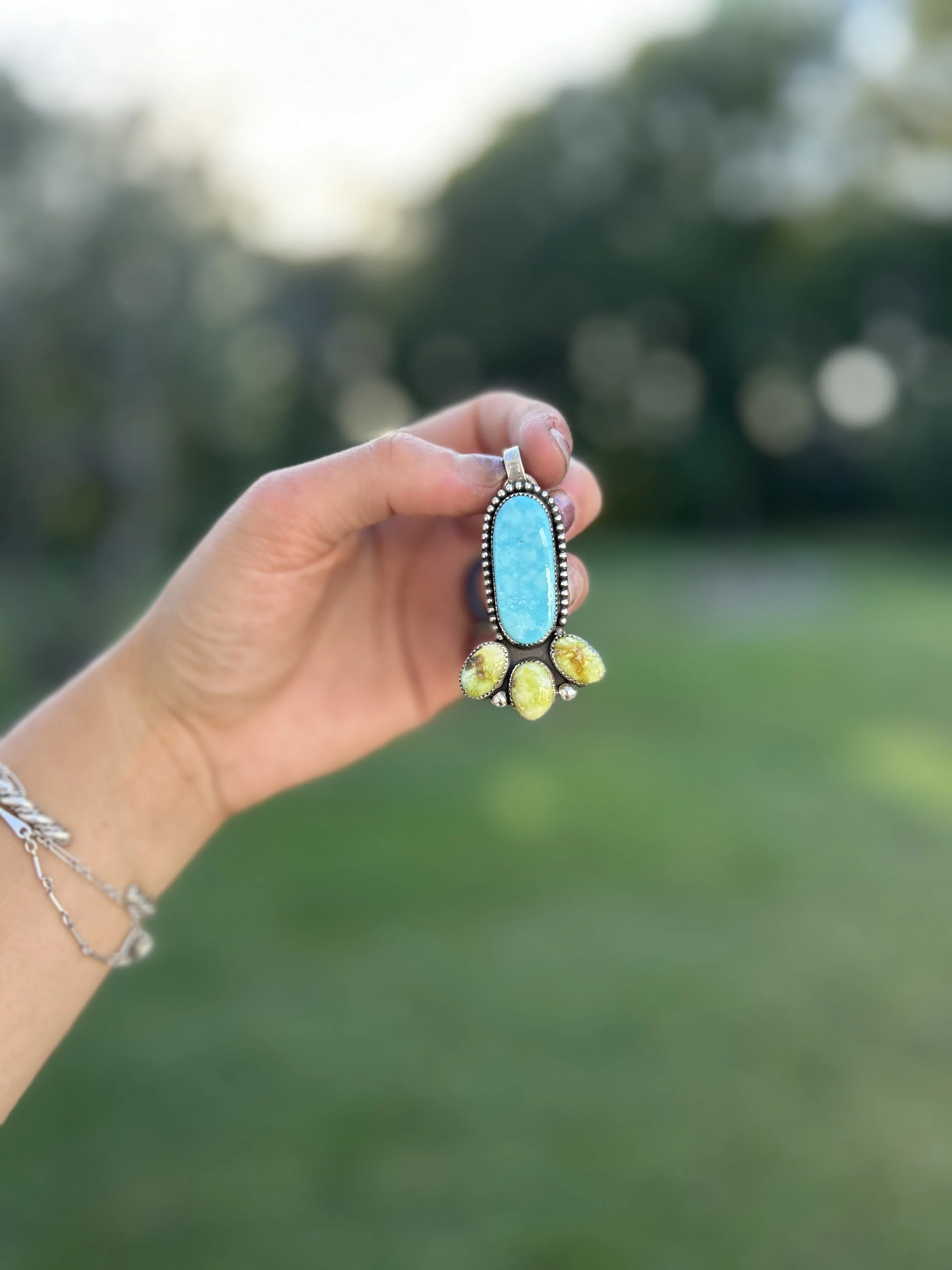 Bluebird Rising Pendant