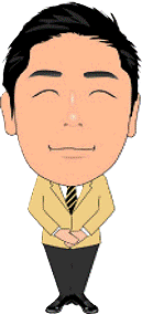 笑顔のビジネスマンのイラスト