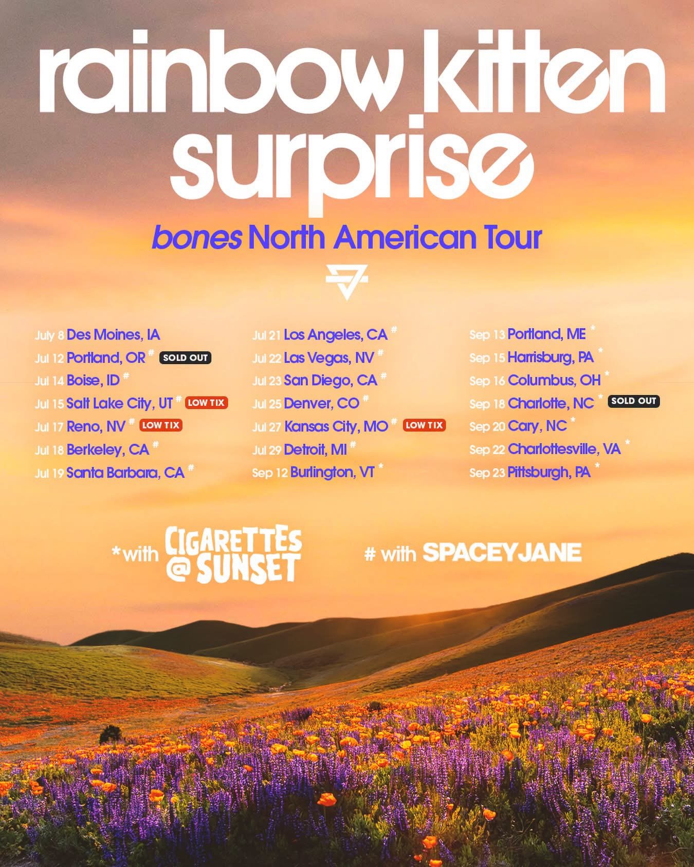 Bones North American Tour