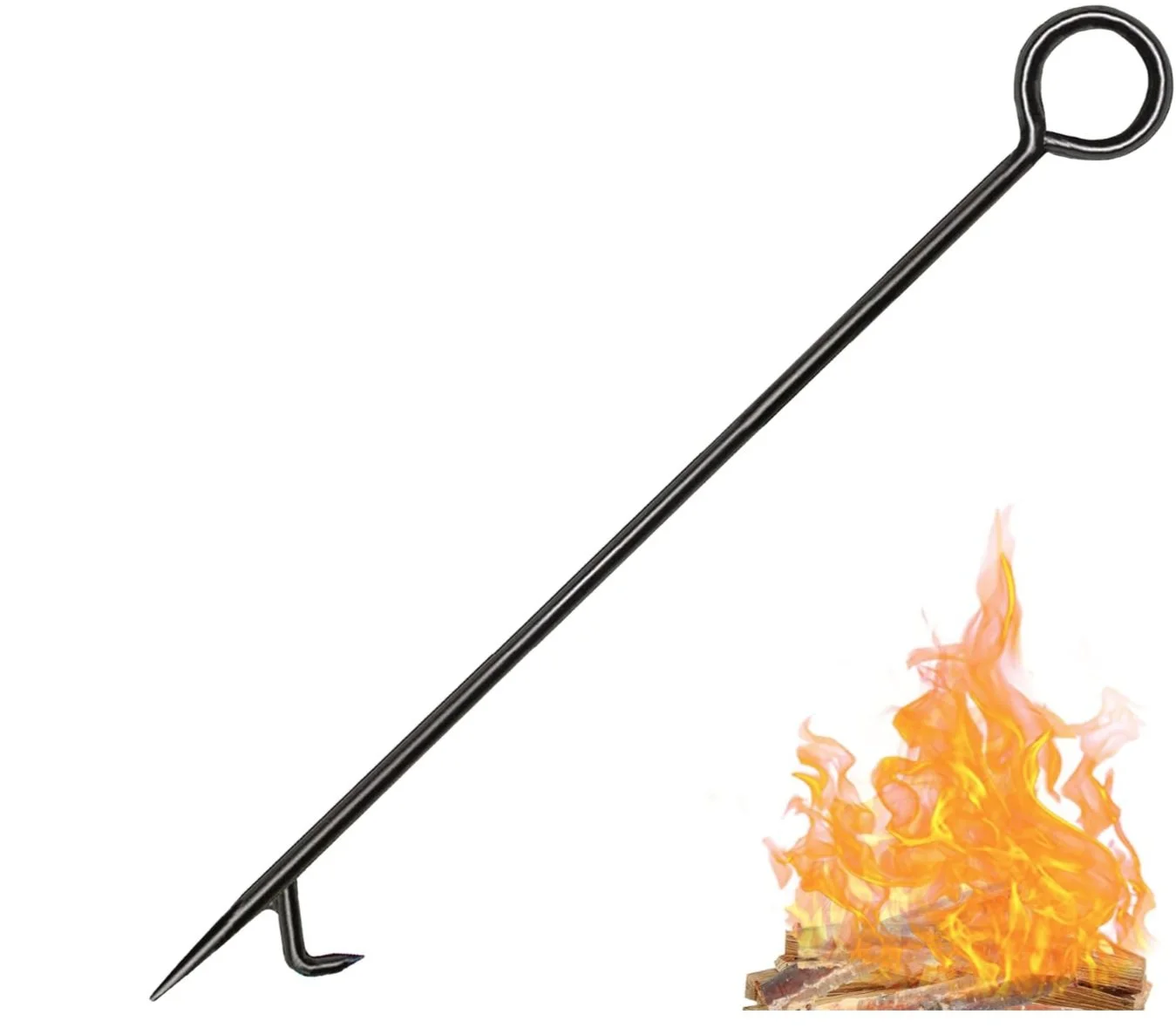 Still Using a Stick to Tend the Fire? This Heavy-Duty Fire Poker Is a Real Upgrade