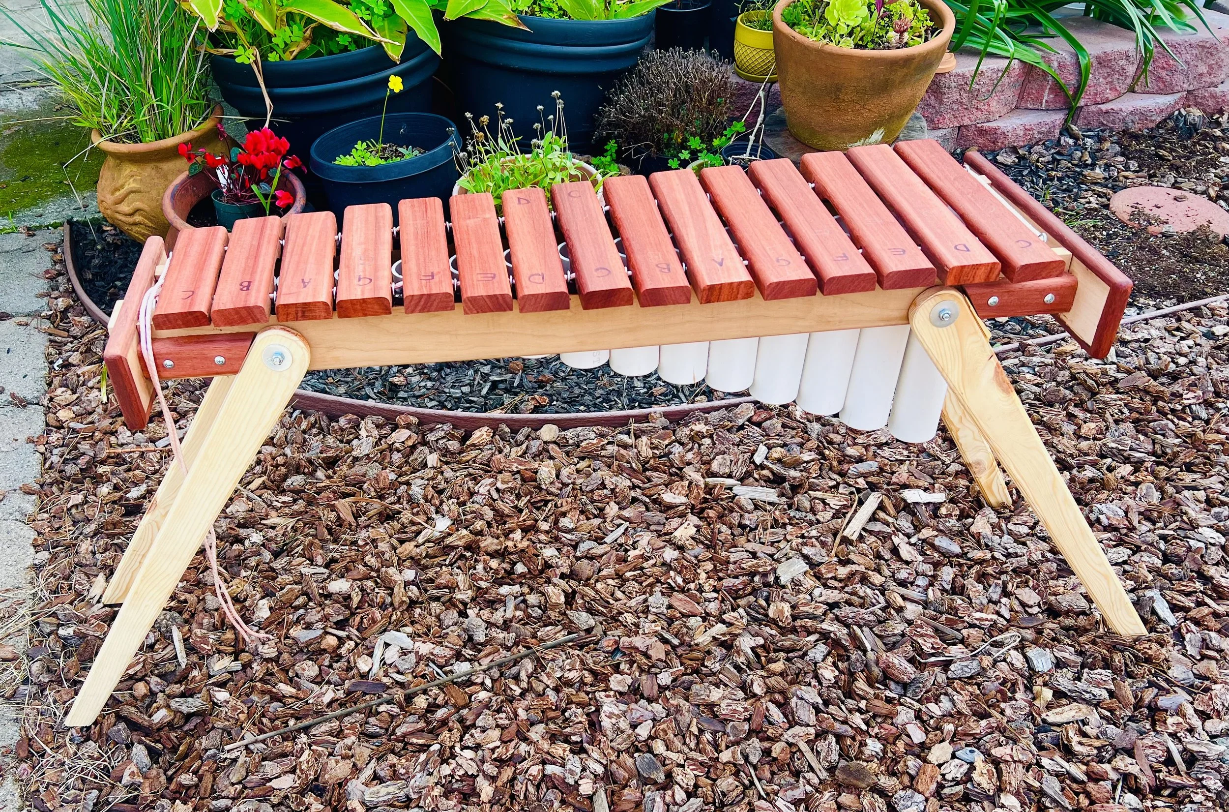 Mini soprano Marimba 15 keys 2 octaves