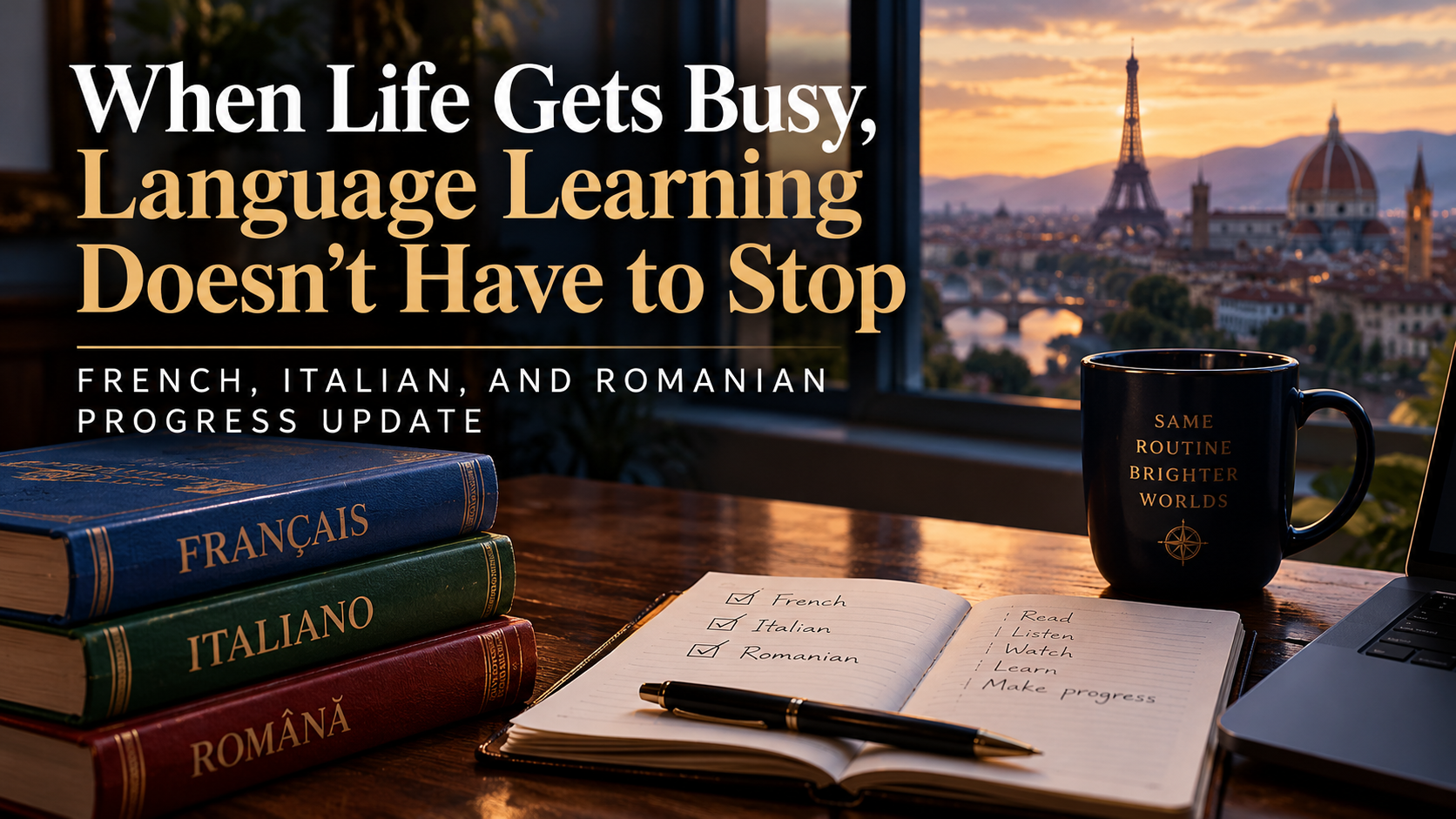When Life Gets Busy, Language Learning Doesn't Have to Stop