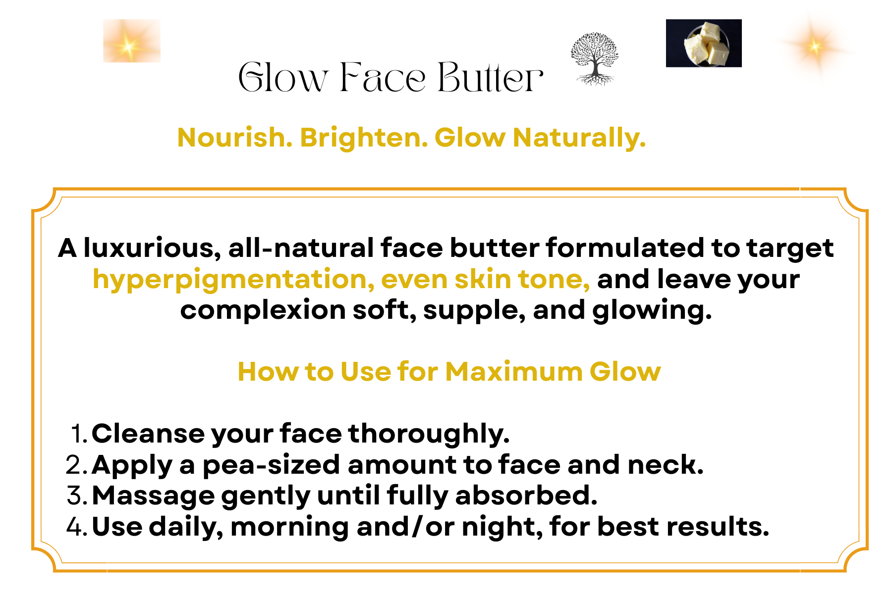 Glow Face butter usage.png
