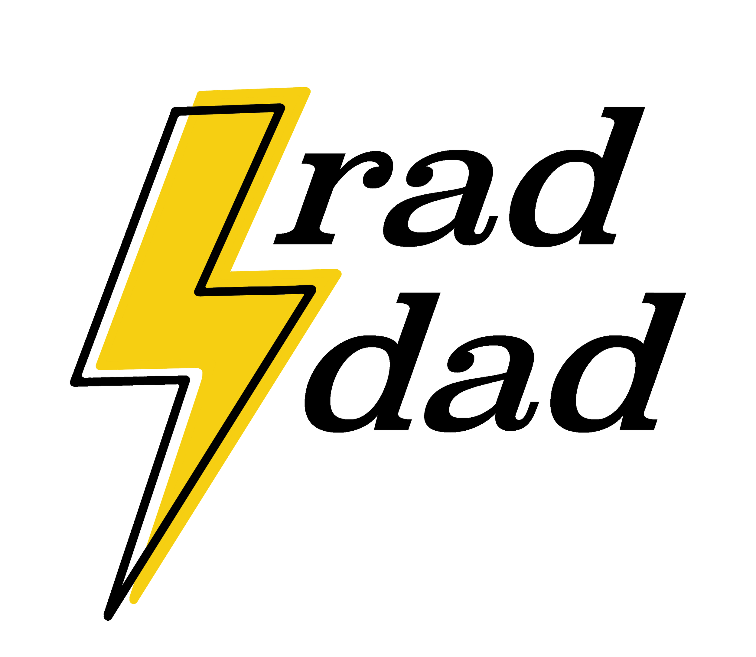 Logo with a yellow lightning bolt and black outline, with the text 'I read' in black and white.