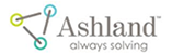 Ashland logo with tagline 'always solving'
