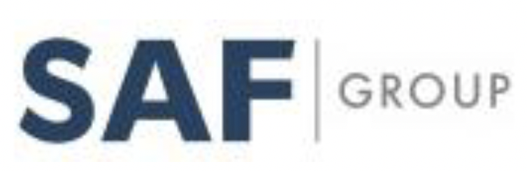 SAF Group logo in blue and gray text