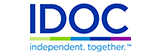 Logo of IDC with the tagline 'independent. together.' in smaller text.