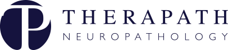 Logo for Theraphy Neuropathology with a stylized 'T' and 'P'