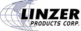 Linzer Products logo with black text and a swoosh design