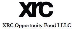 XRC Opportunity Fund I LLC logo with black lowercase letters 'xrc' and company name below.