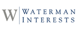 Waterman Interests logo with a large 'W' and the company name