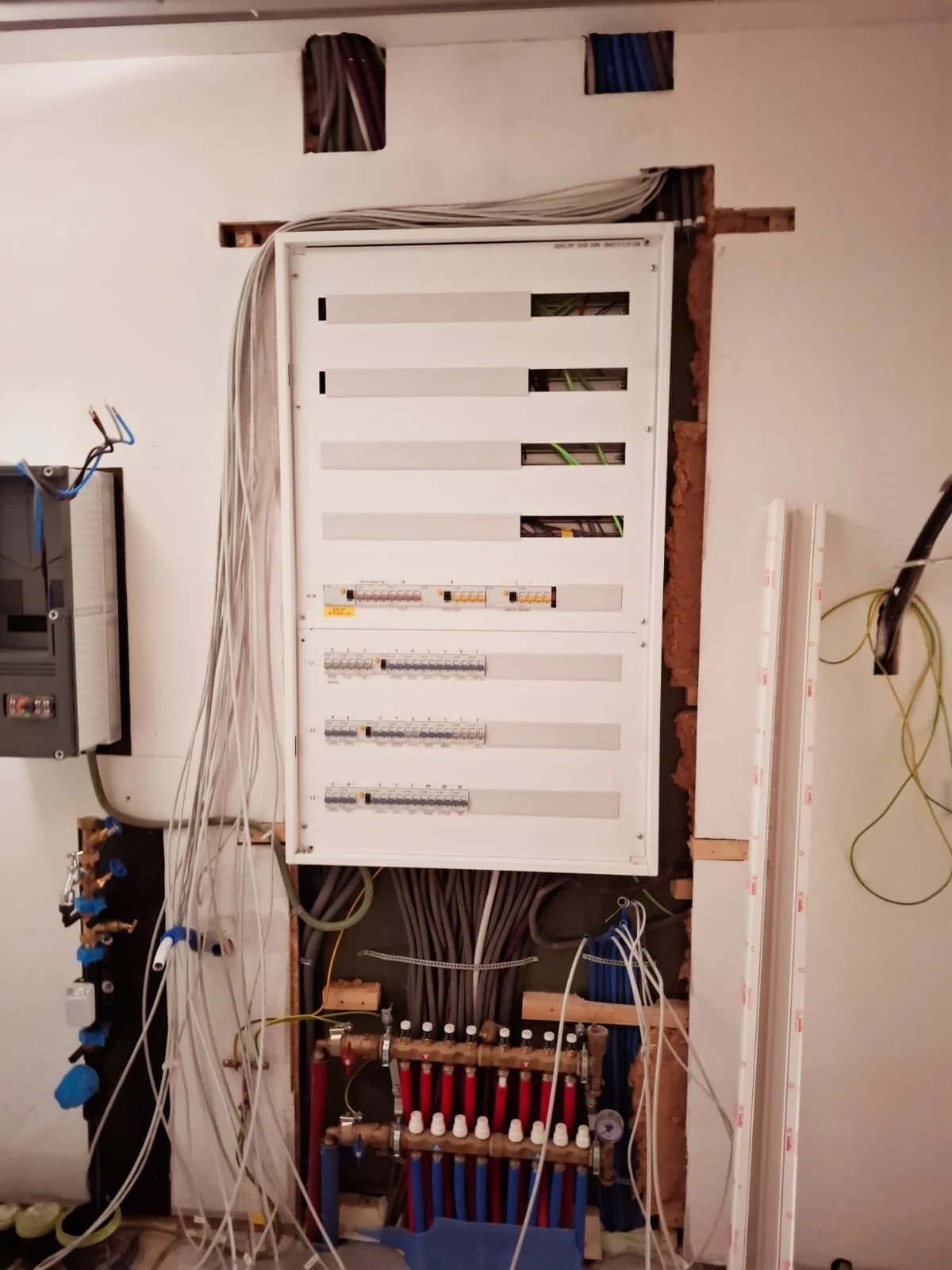 Plaatsing elektrische kast