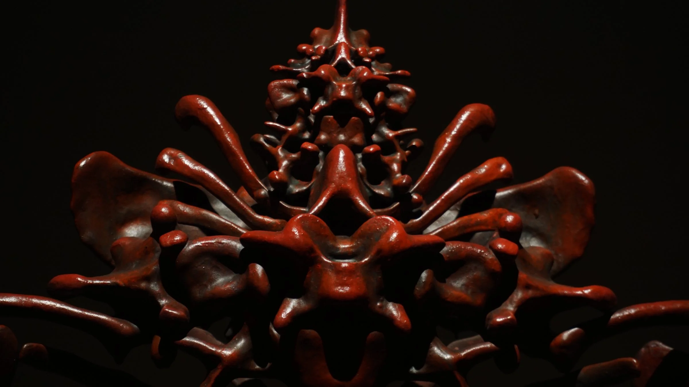 Explore 'Bloody Chair' by Ratthakorn Disjaiyen, a contemporary sculpture that interrogates the intersection of institutional power and mortality through the symbolic Louis chair.