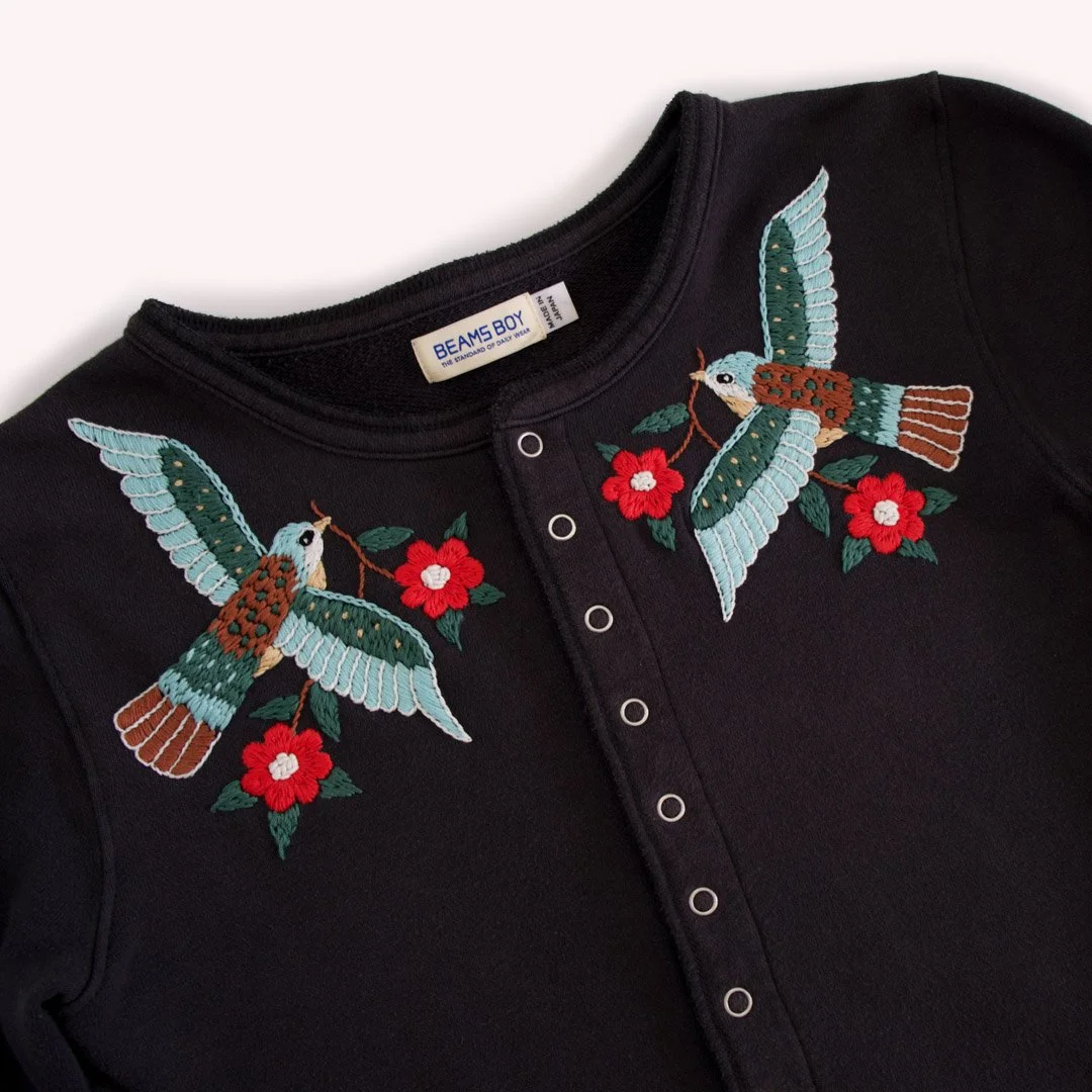 Sweatshirt-cotton-cardigan-embroidery-birds-flowers-folkart-swedish-tokyo-ekeberi..jpg