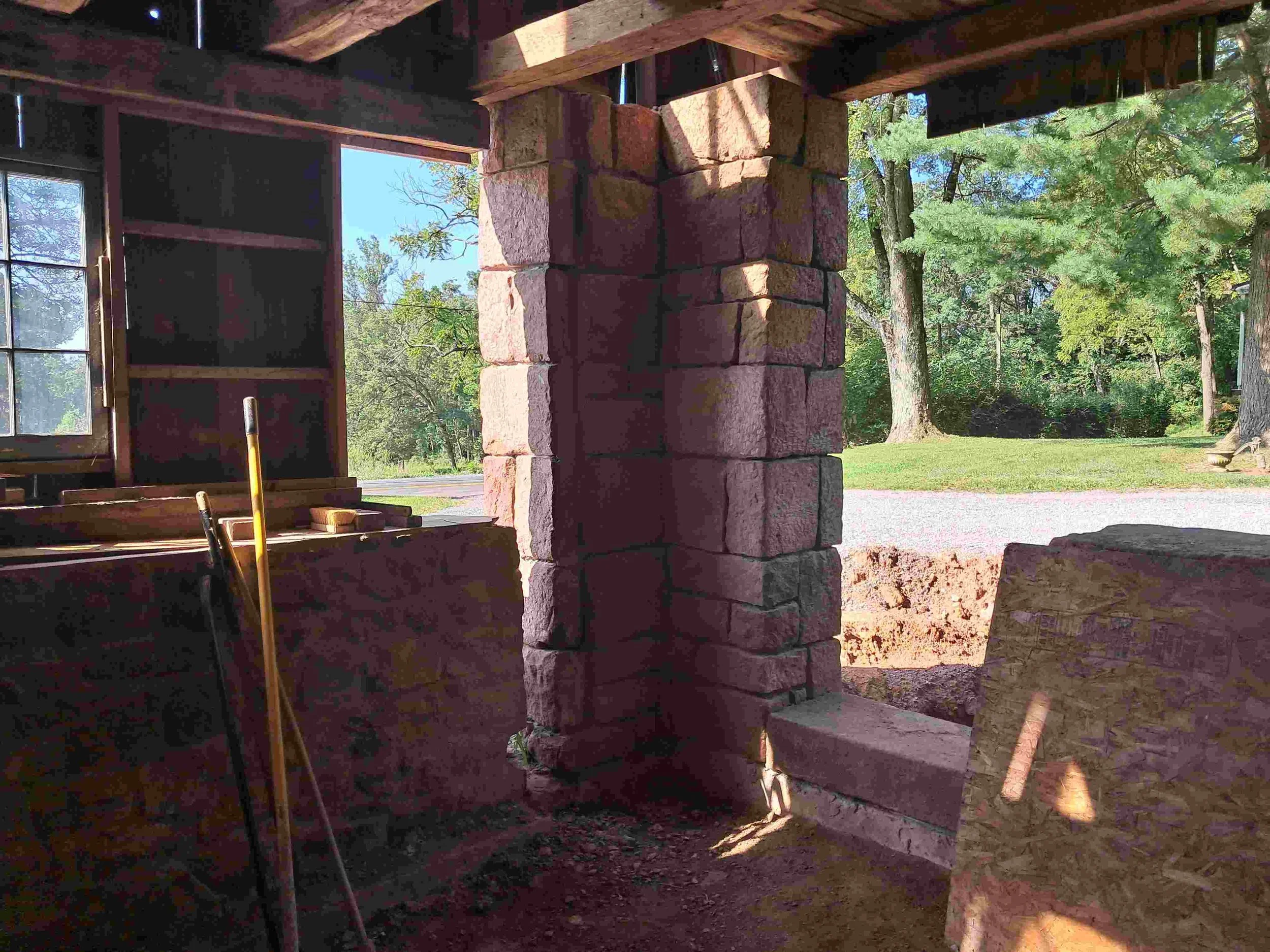 Sandstone Pier inside view
