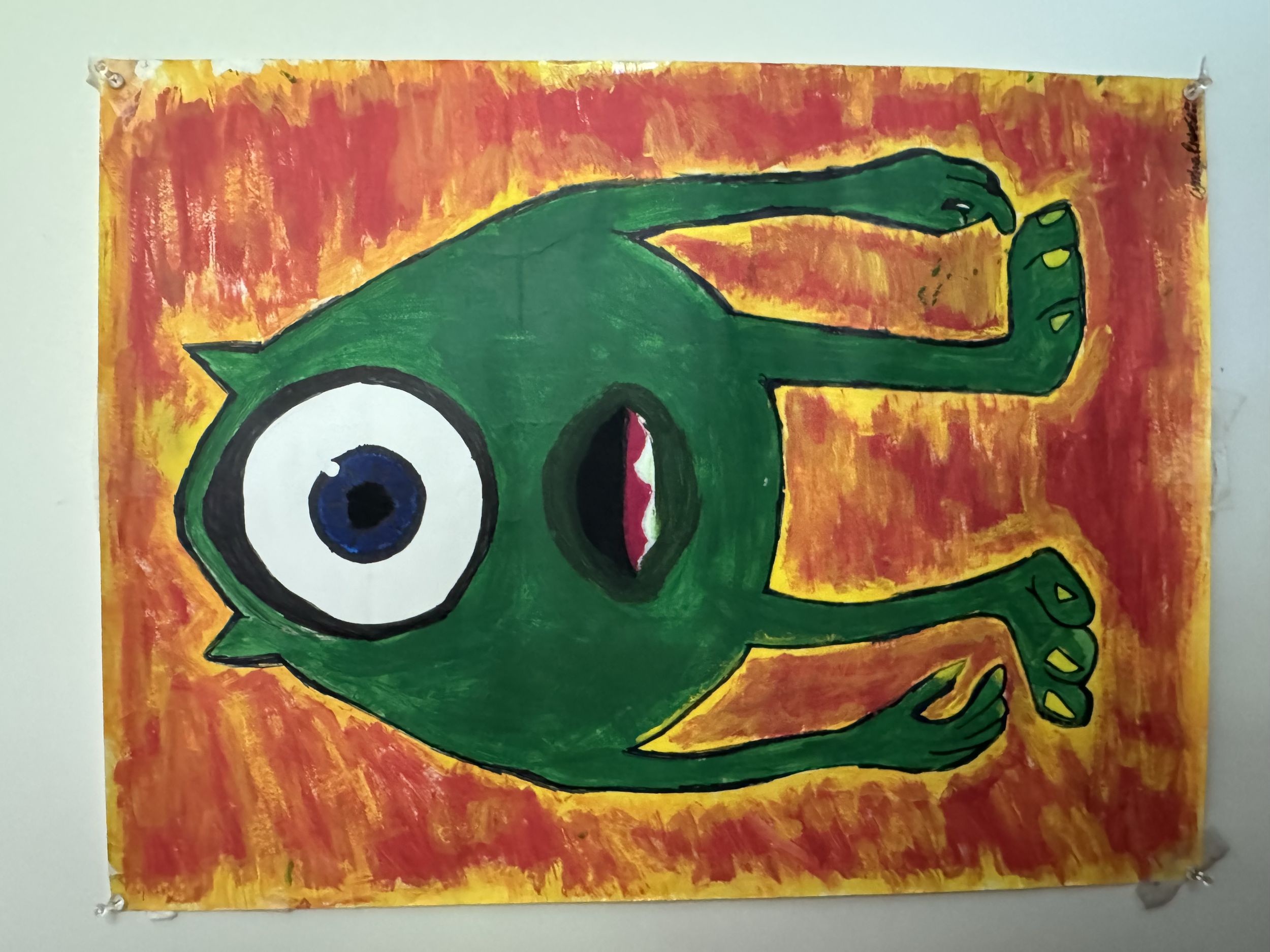 Mike Wazowski - This gem was made in May of 2009 at age 14.