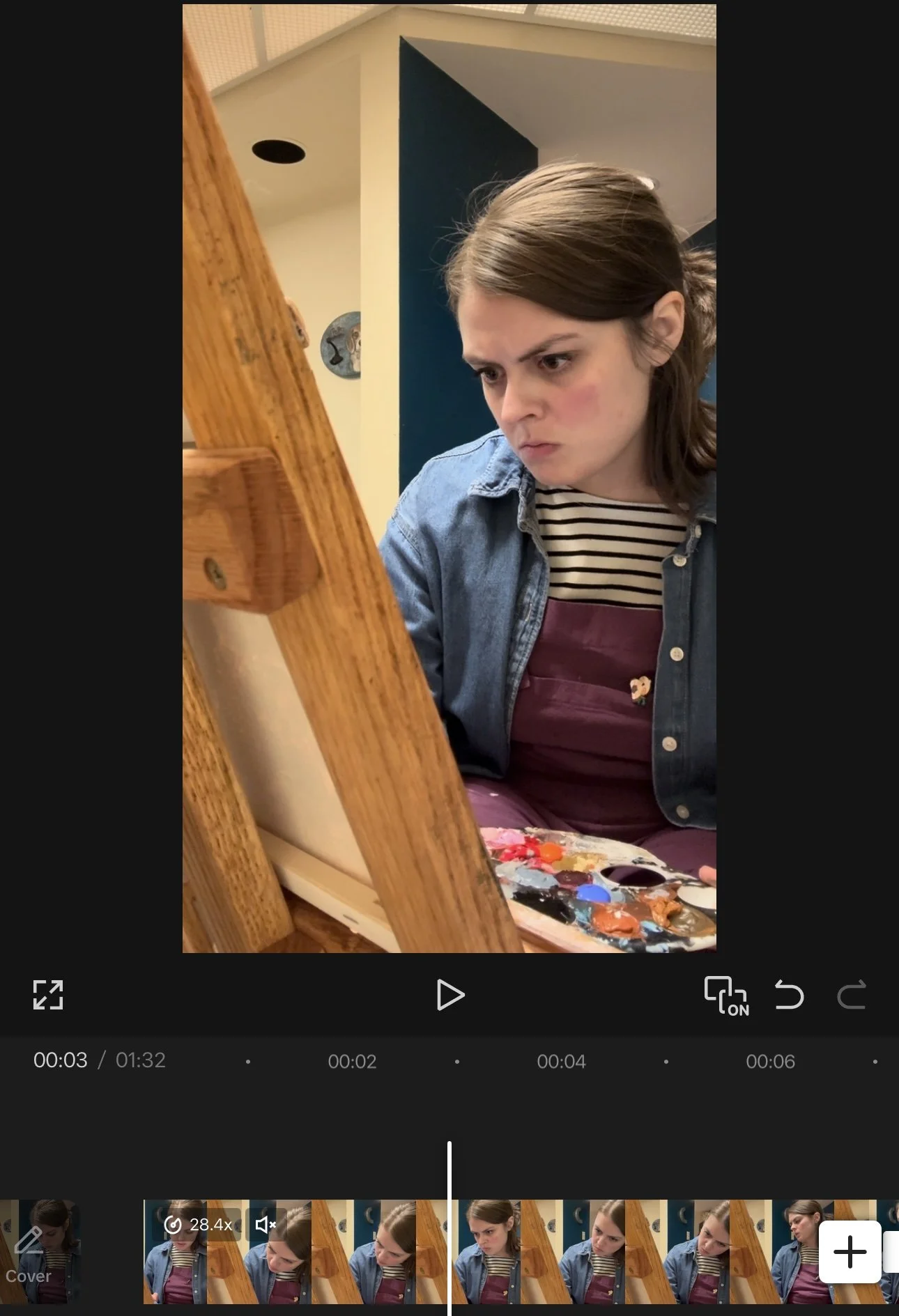 When I make videos, I try to capture a few clips of myself to put in as B roll... but it made me laugh how mad I look when I am focused.