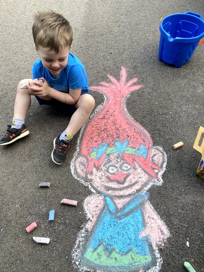 Ezra and Poppy from Trolls