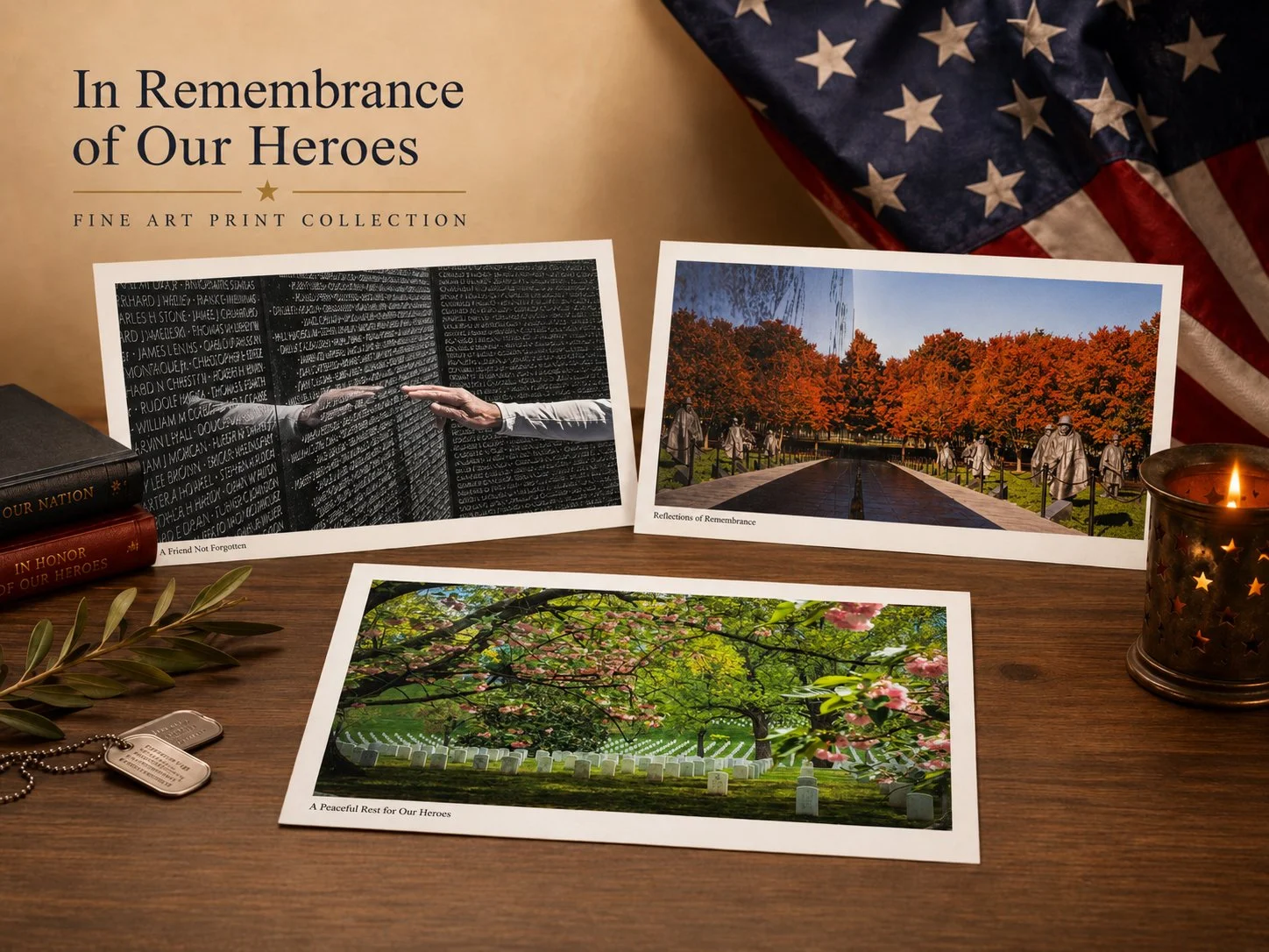 In Remembrance of Our Heroes 11x17 Fine Art Print Collection