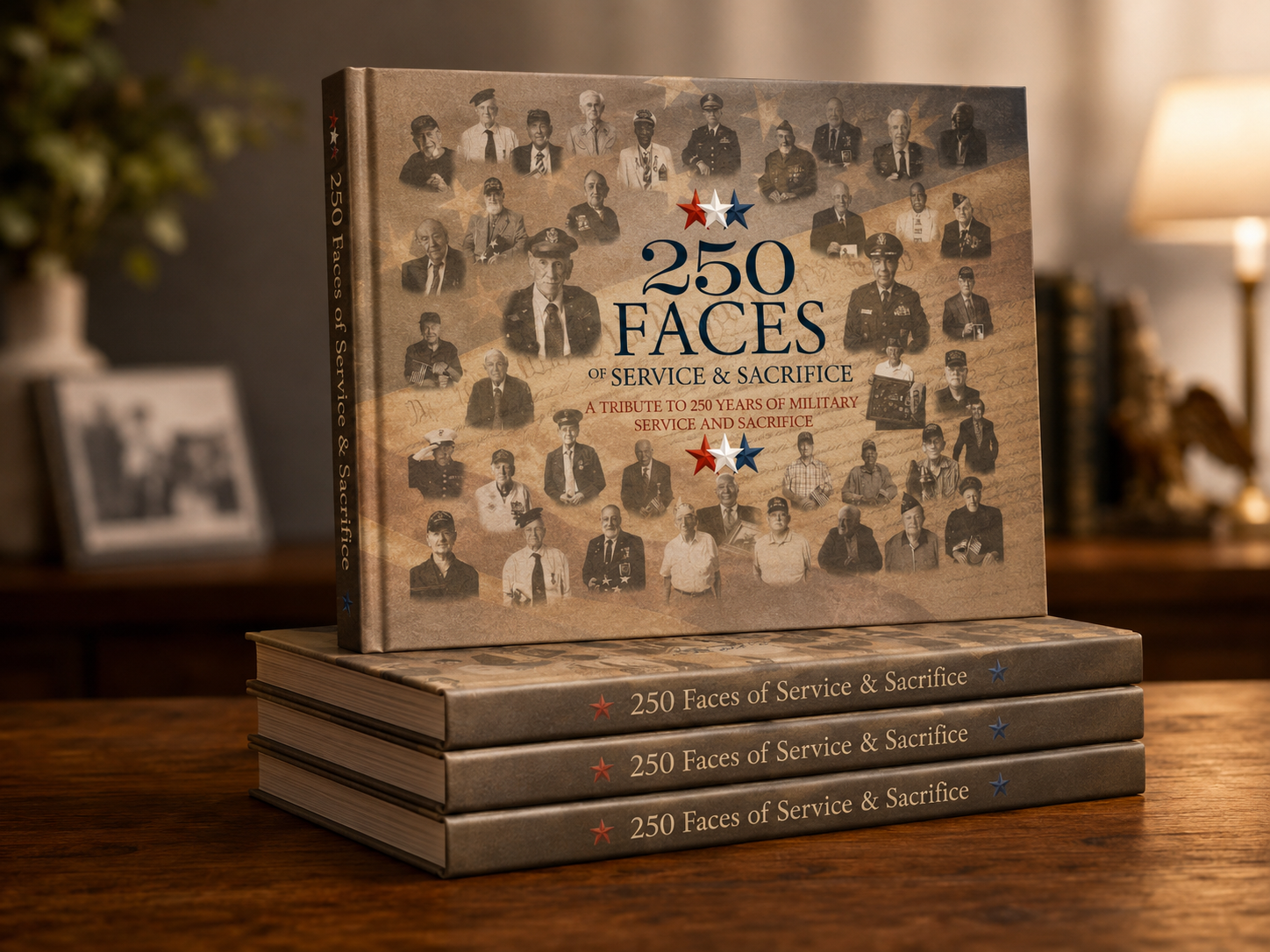 250 Faces Legacy Family Bundle, Three Signed Hardcover Editions