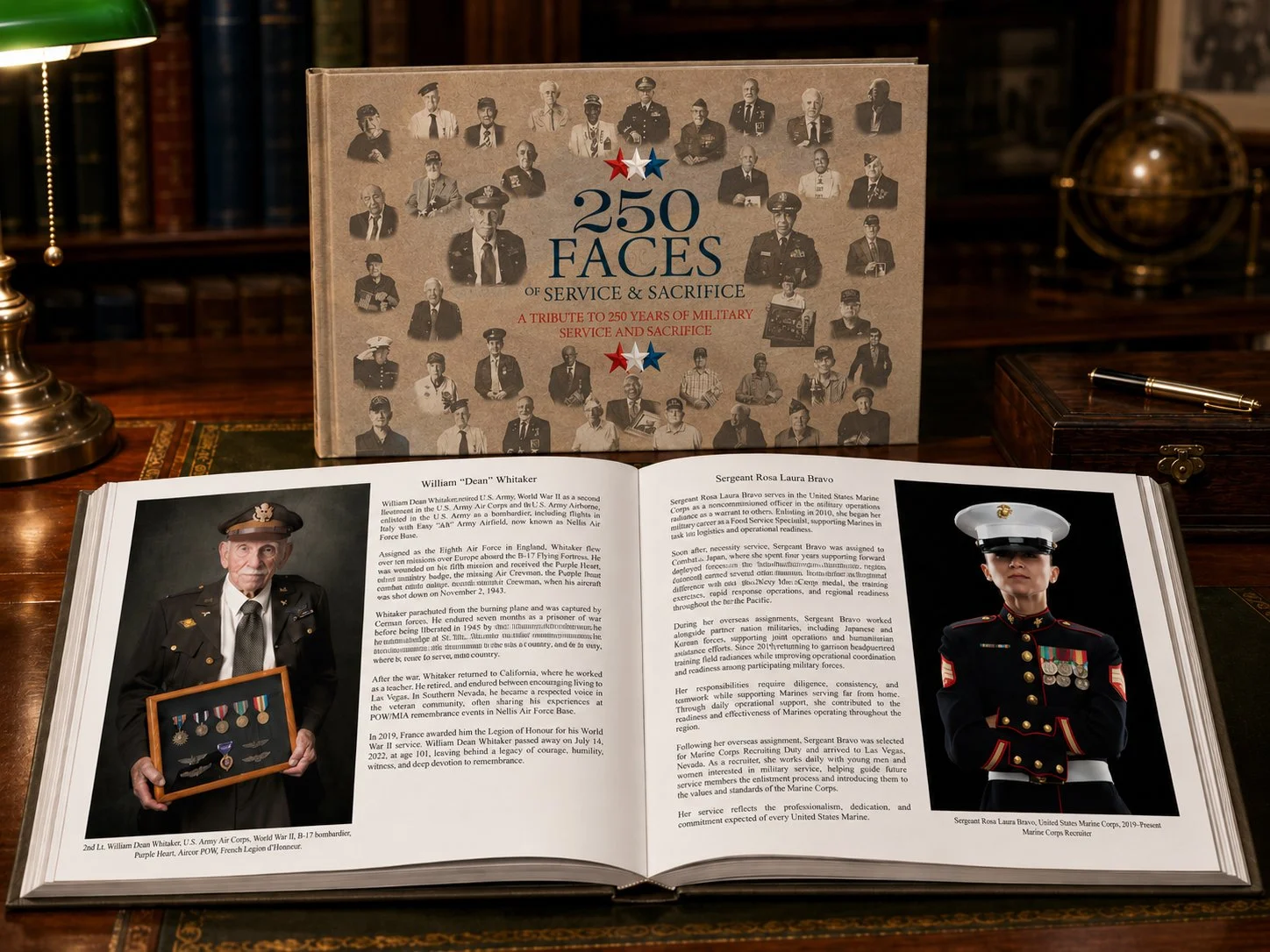 250 Faces of Service & Sacrifice Signed Hardcover Edition