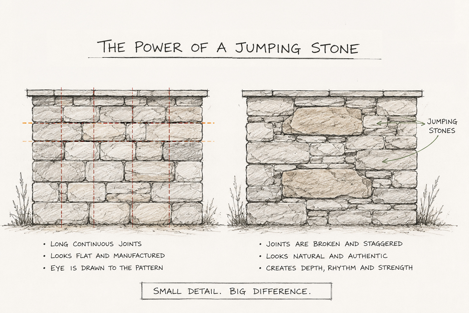 Why A Stone Wall Should Jump