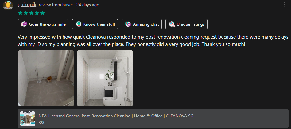 Cleanova Good Review 3