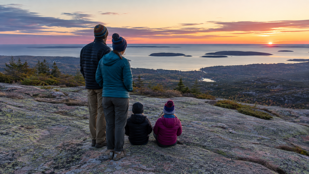 How Do You Watch the Sunrise at Cadillac Mountain With Young Children?