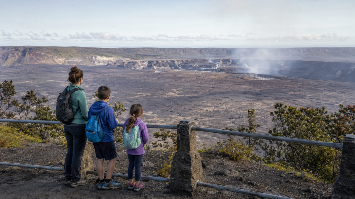 How Do You Explain Volcanoes to Kids Before Visiting Hawaiʻi Volcanoes National Park?