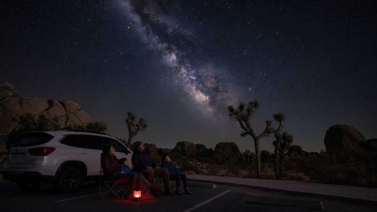 How Do You Stargaze With Kids at Joshua Tree National Park?