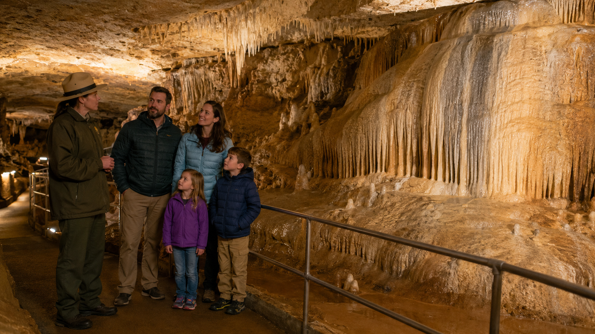 What Cave Tours at Mammoth Cave Are Best for Families With Young Children?