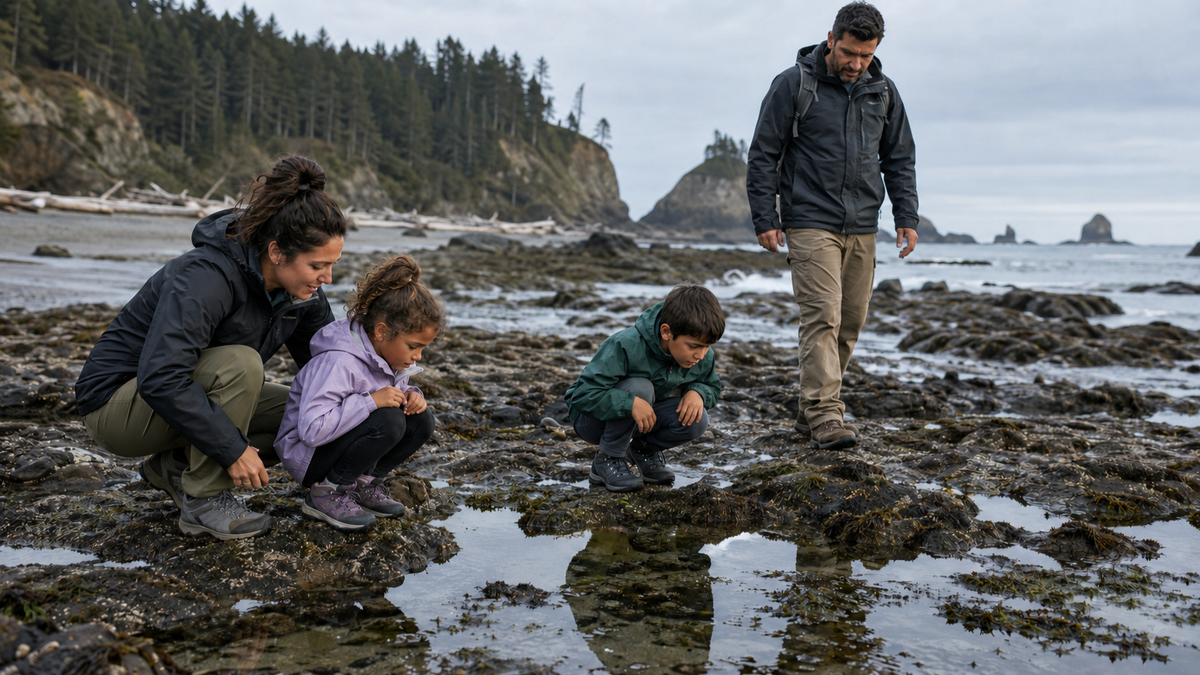 What Can Kids Do at Olympic National Park Tide Pools?