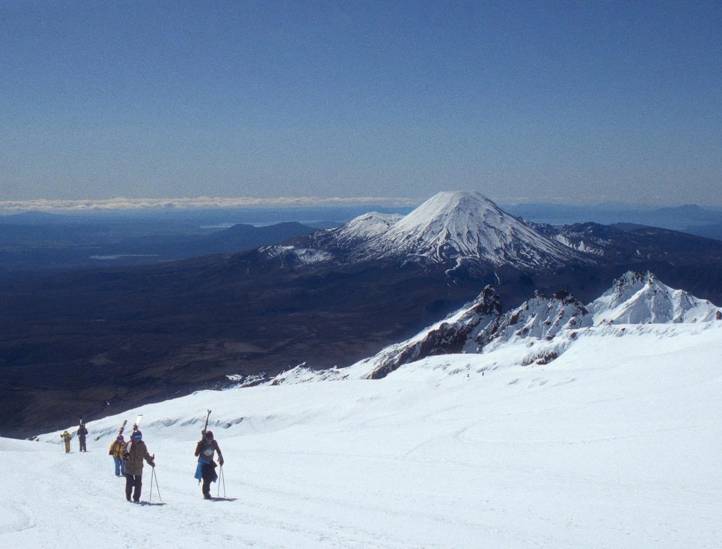 A group of clubbies made the crater hike a few weeks ago, some of them for the first time. Solid effort, and great snow on the way down!