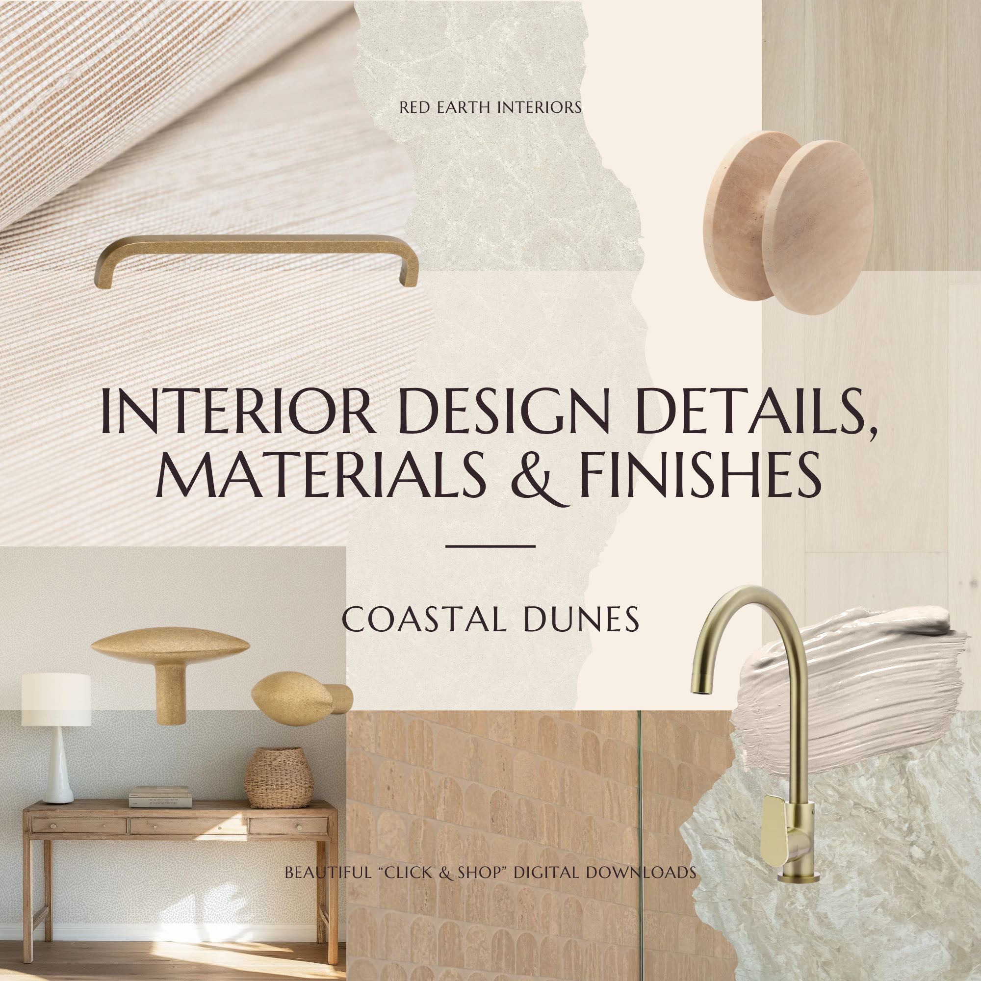 COASTAL DUNES // Interior Design Material Library