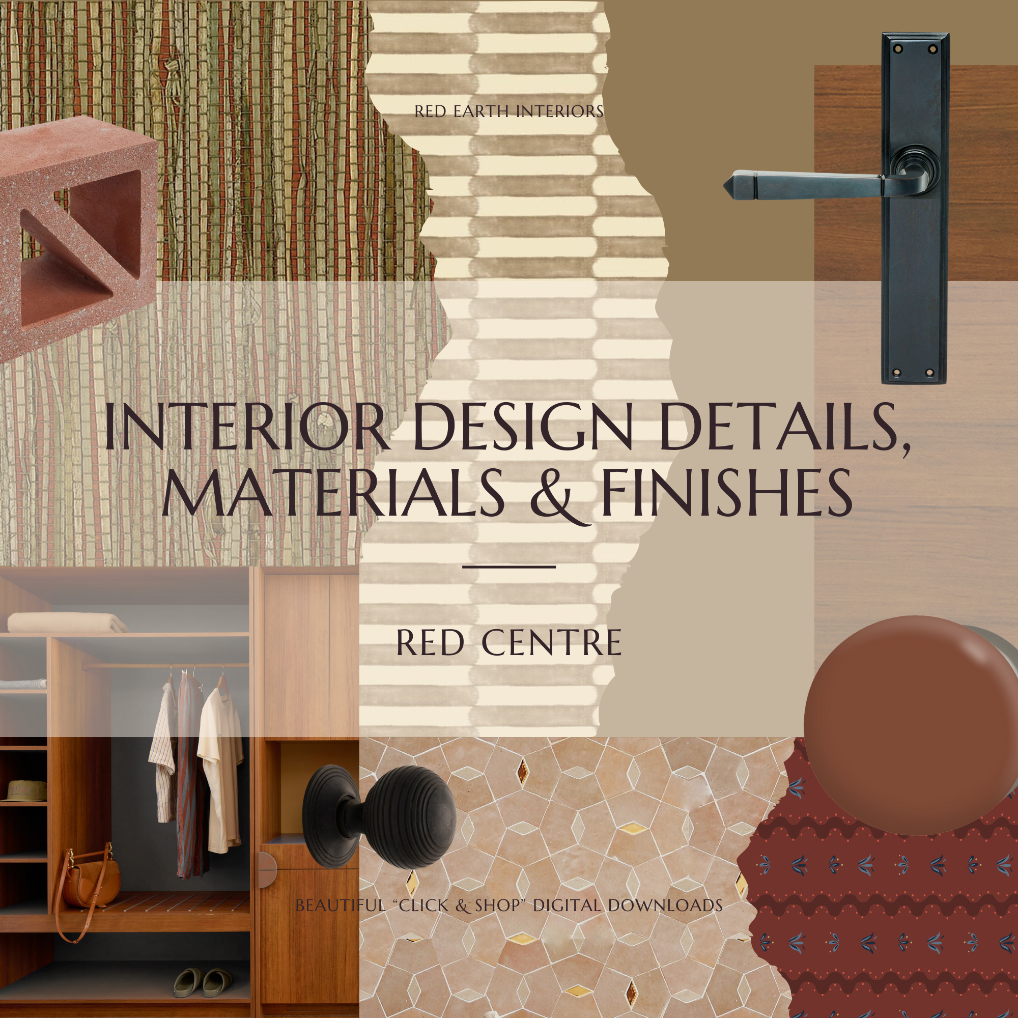 RED CENTRE // Interior Design Material Library
