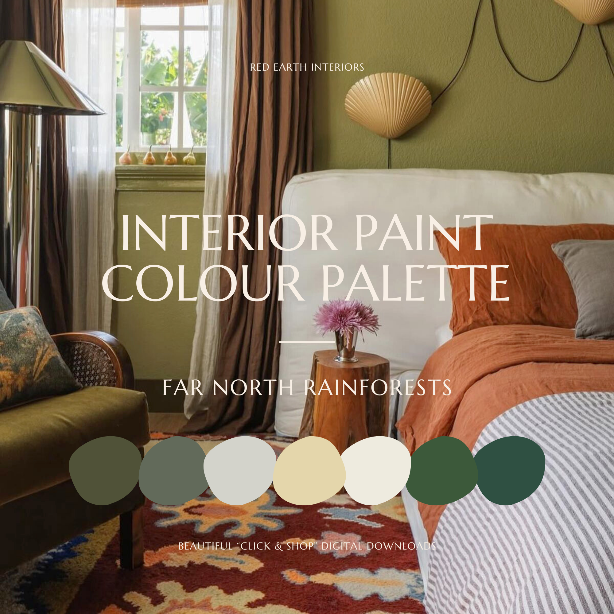 FAR NORTH RAINFORESTS // Interior Paint Colour Palette