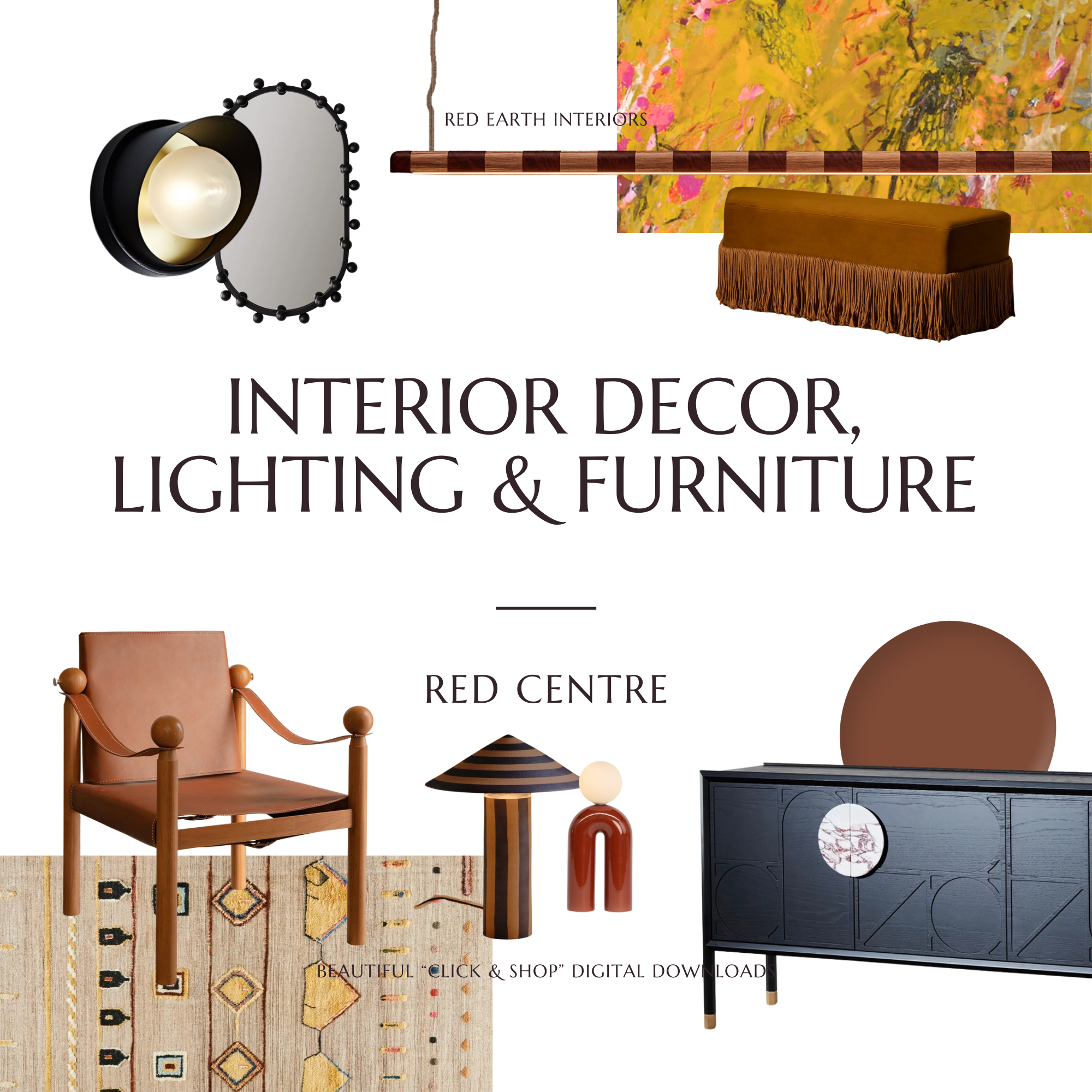 RED CENTRE // Interior Decor + Feature Furniture