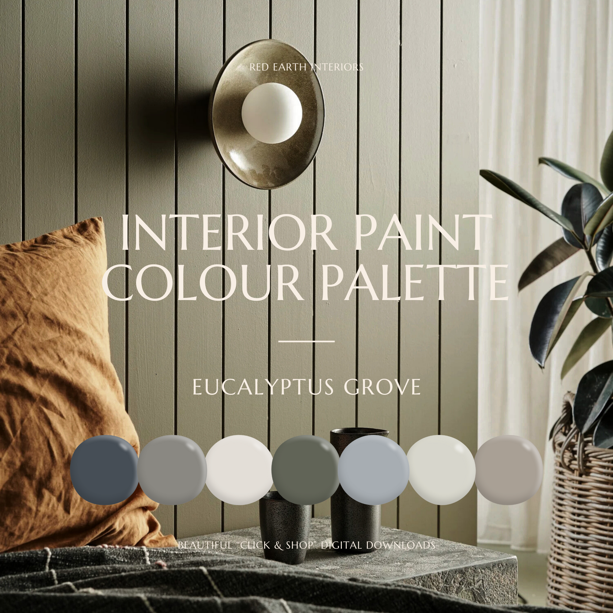 EUCALYPTUS GROVE // Interior Paint Colour Palette