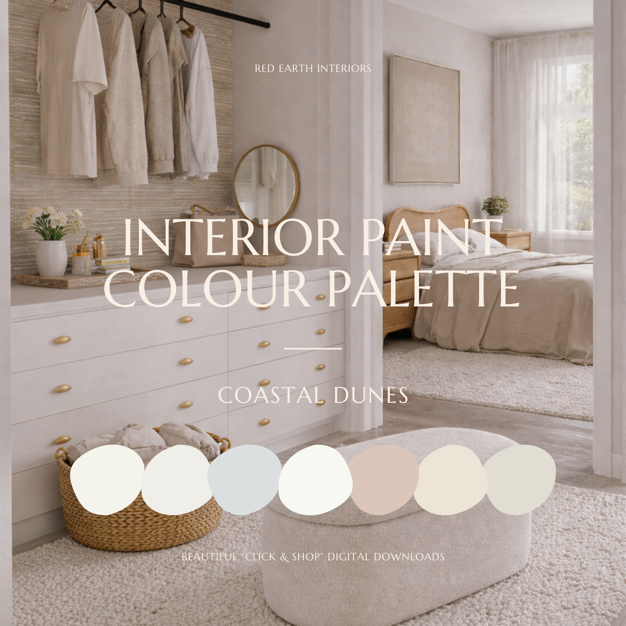 COASTAL DUNES // Interior Paint Colour Palette