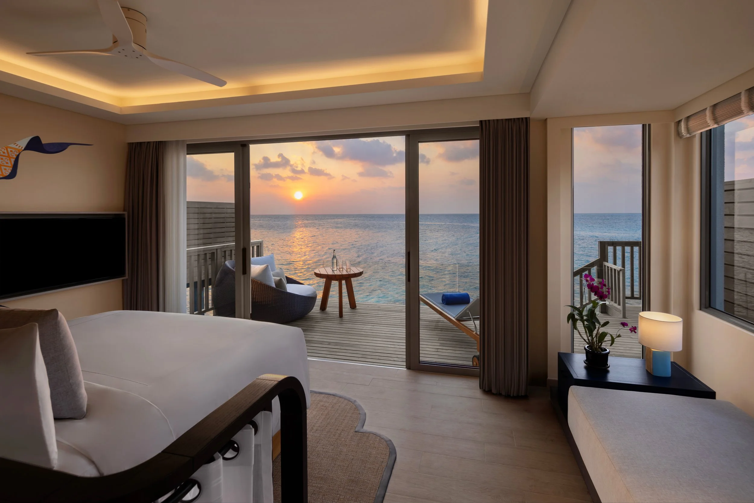Bedroom - Overwater Villa - Avani+ Fares Maldives.jpg