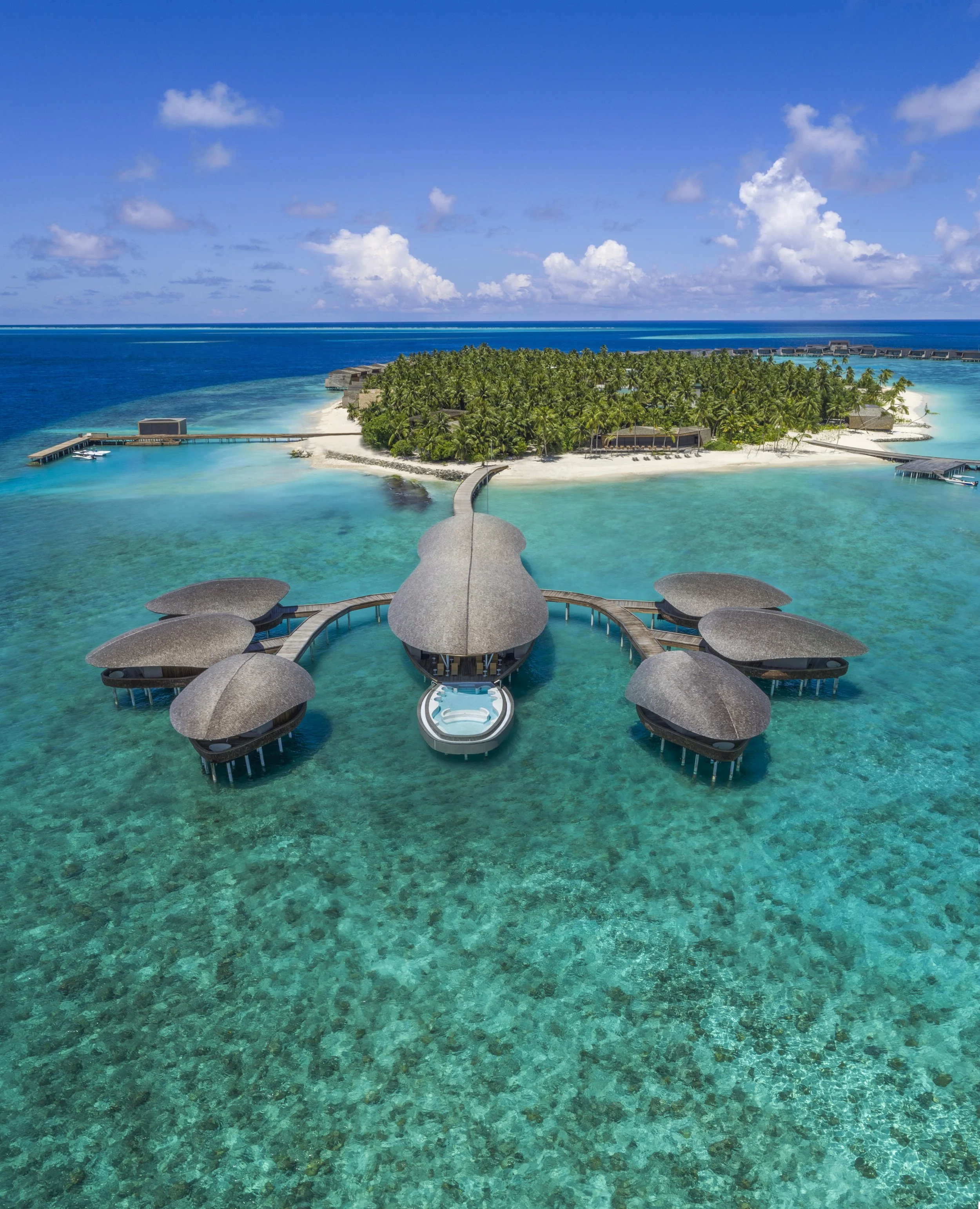 The St. Regis Maldives Vommuli - Iridium Spa Aerial View