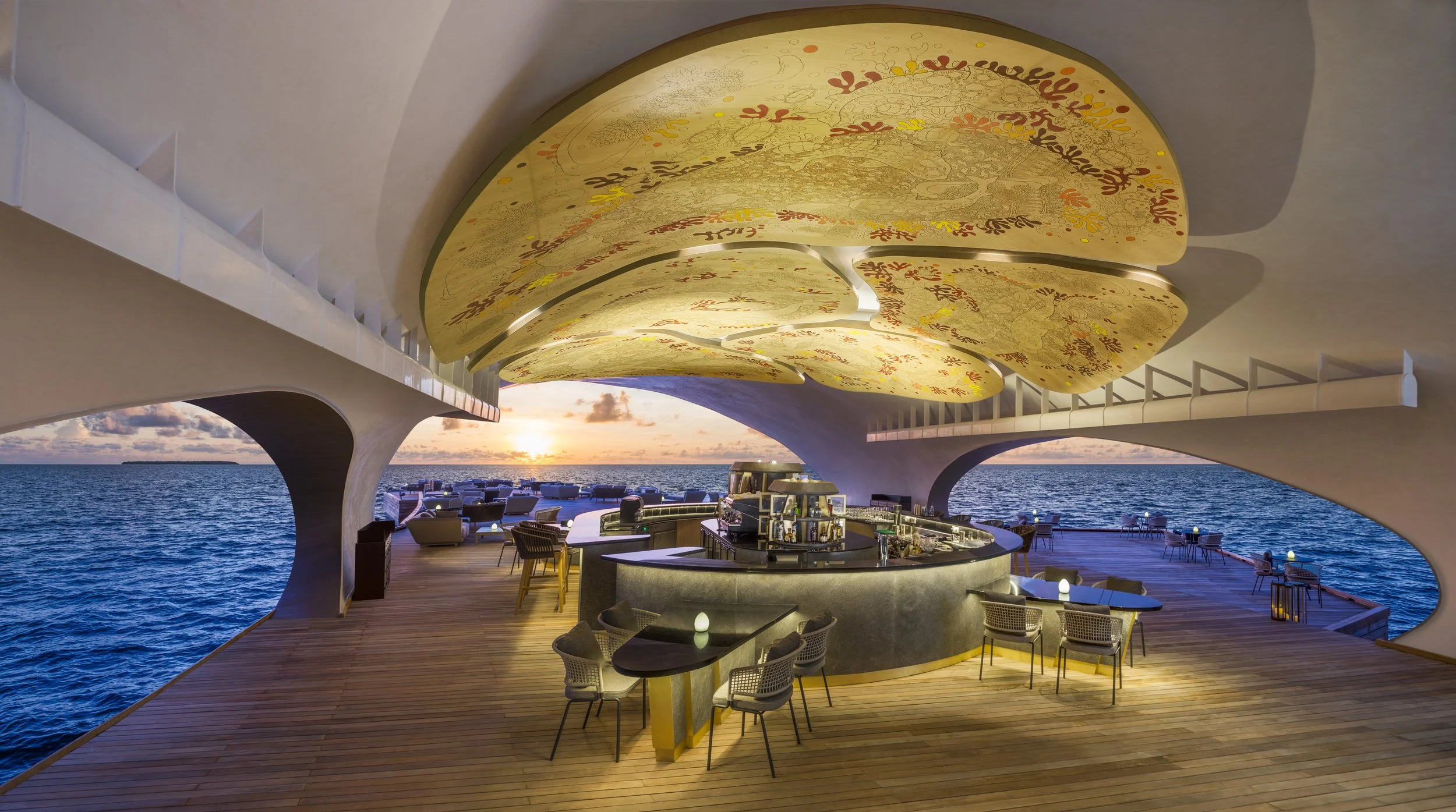 The St. Regis Maldives Vommuli - Whale Bar Interior