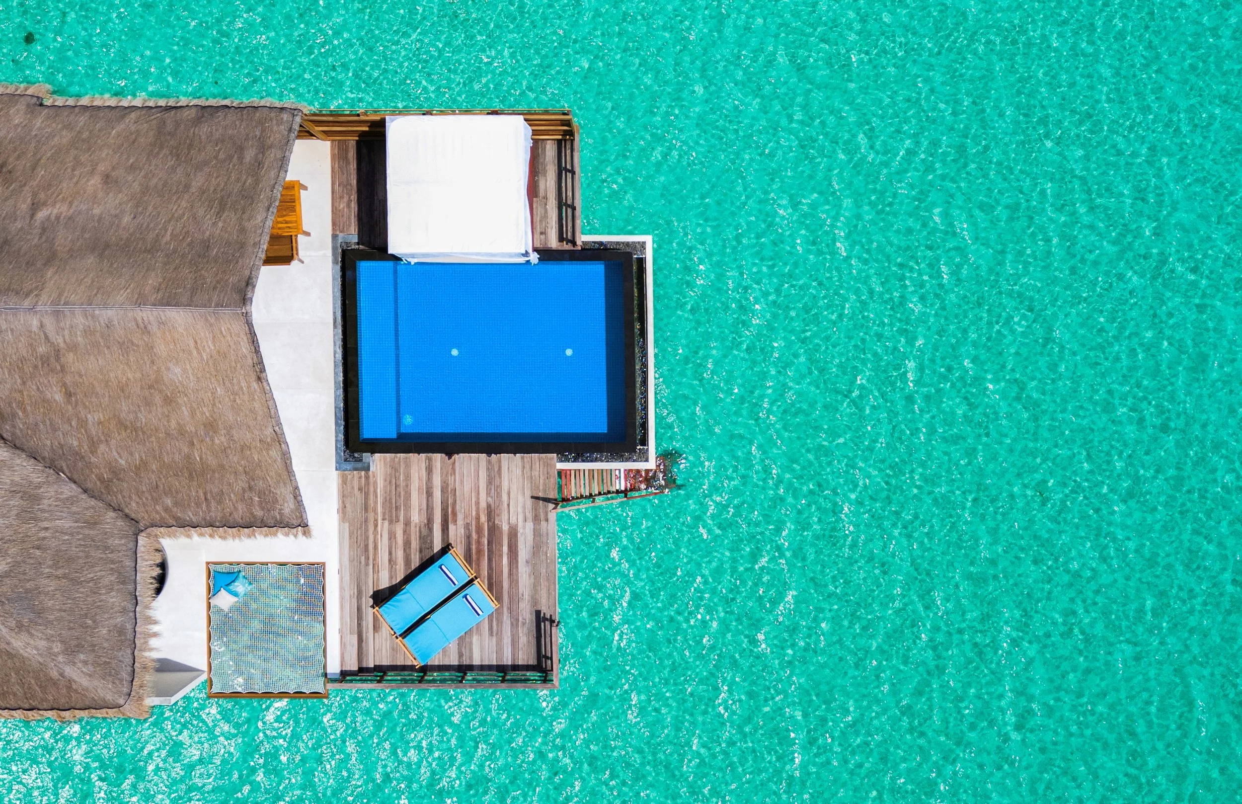 Furaveri - Ocean Pool Villa Aerial