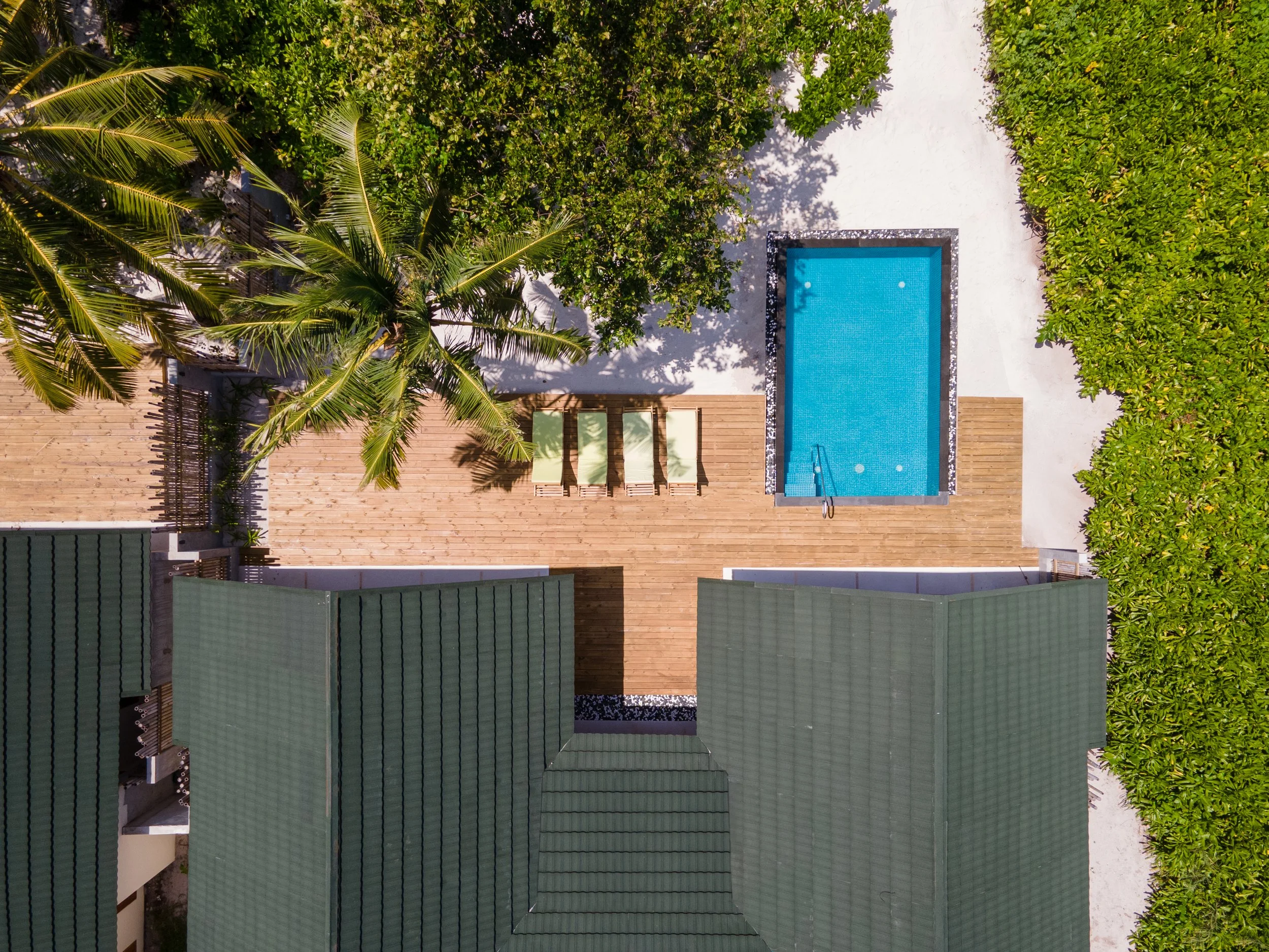 2 Bedroom Private luxury Beach Residence with Pool - Aerial