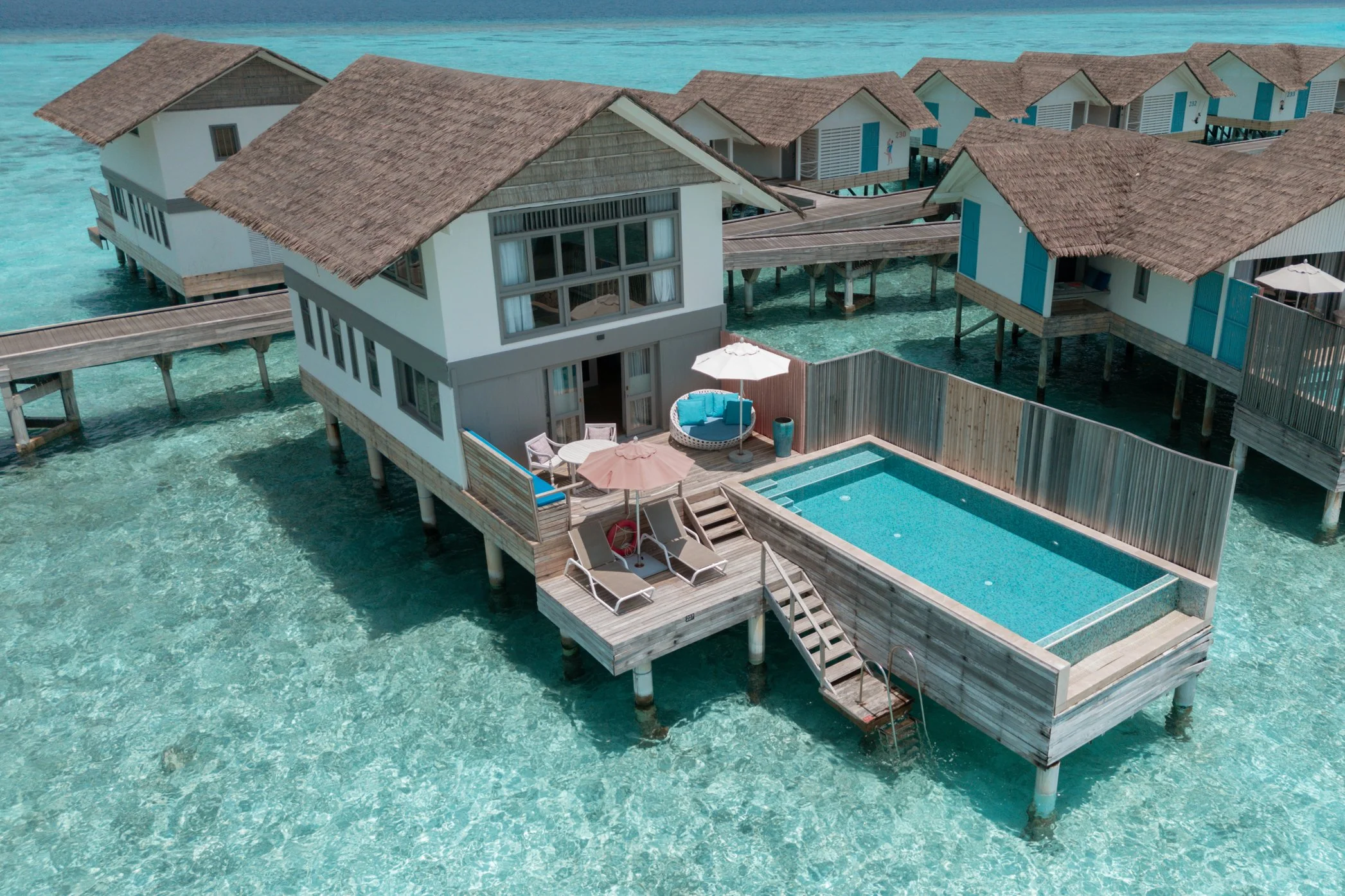 Cora Cora - Duplex Lagoon Pool Villa View