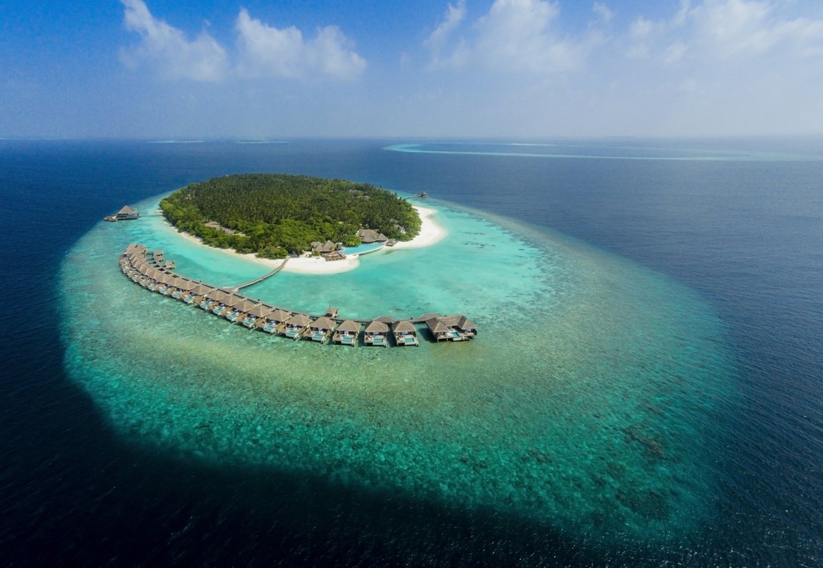Dusit Thani Maldives - Aerial View