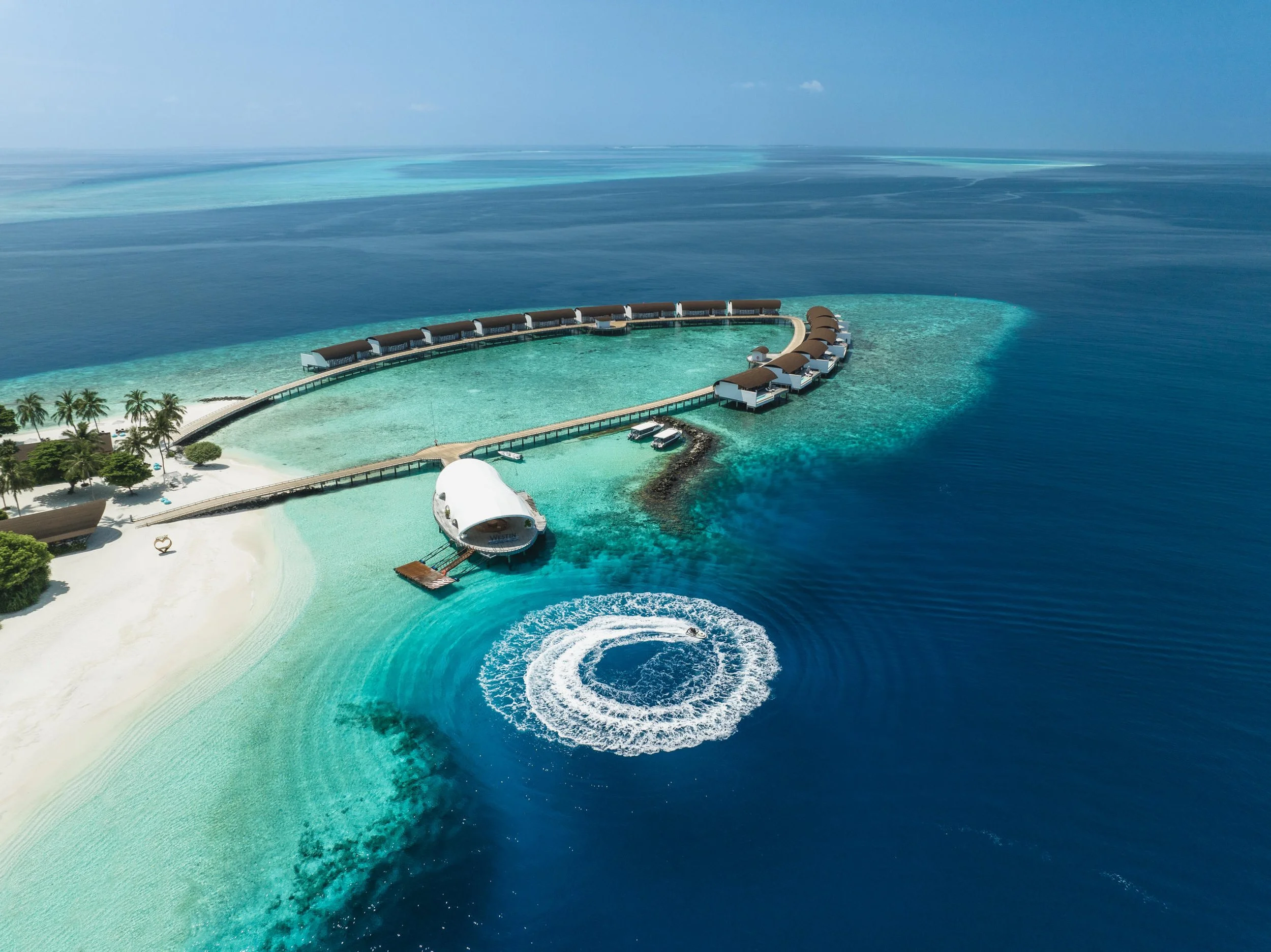 Westin Miriandhoo Maldives - Aerial View