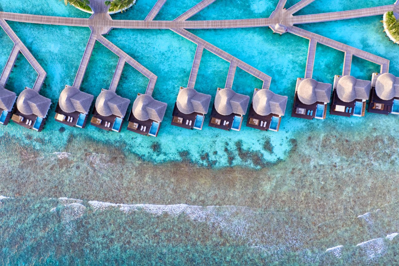 W Maldives Aerial View